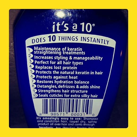 It's a 10⭐Miracle Leave-In+ Keratin/Blondes⭐ - Picture 3 of 8